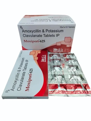 Moxiport-625 – Amoxicillin & Potassium Clavulanate Tablets IP